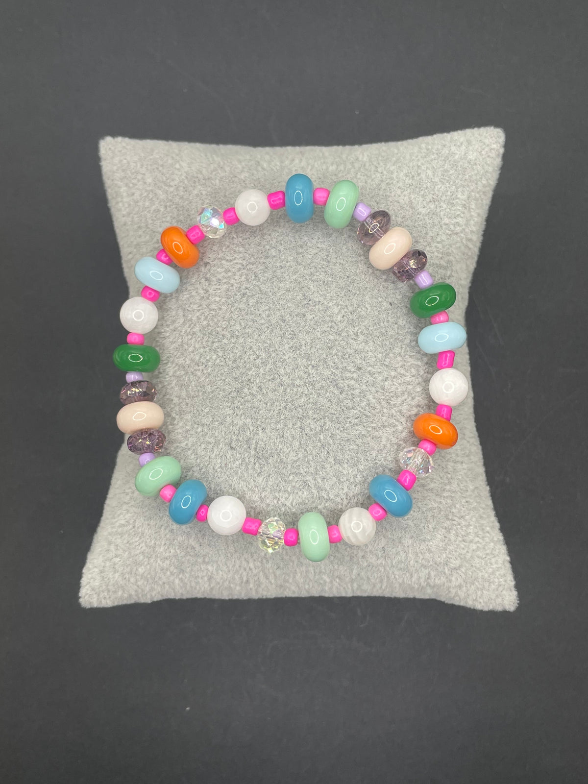 Bright Multi Beaded Bracelet