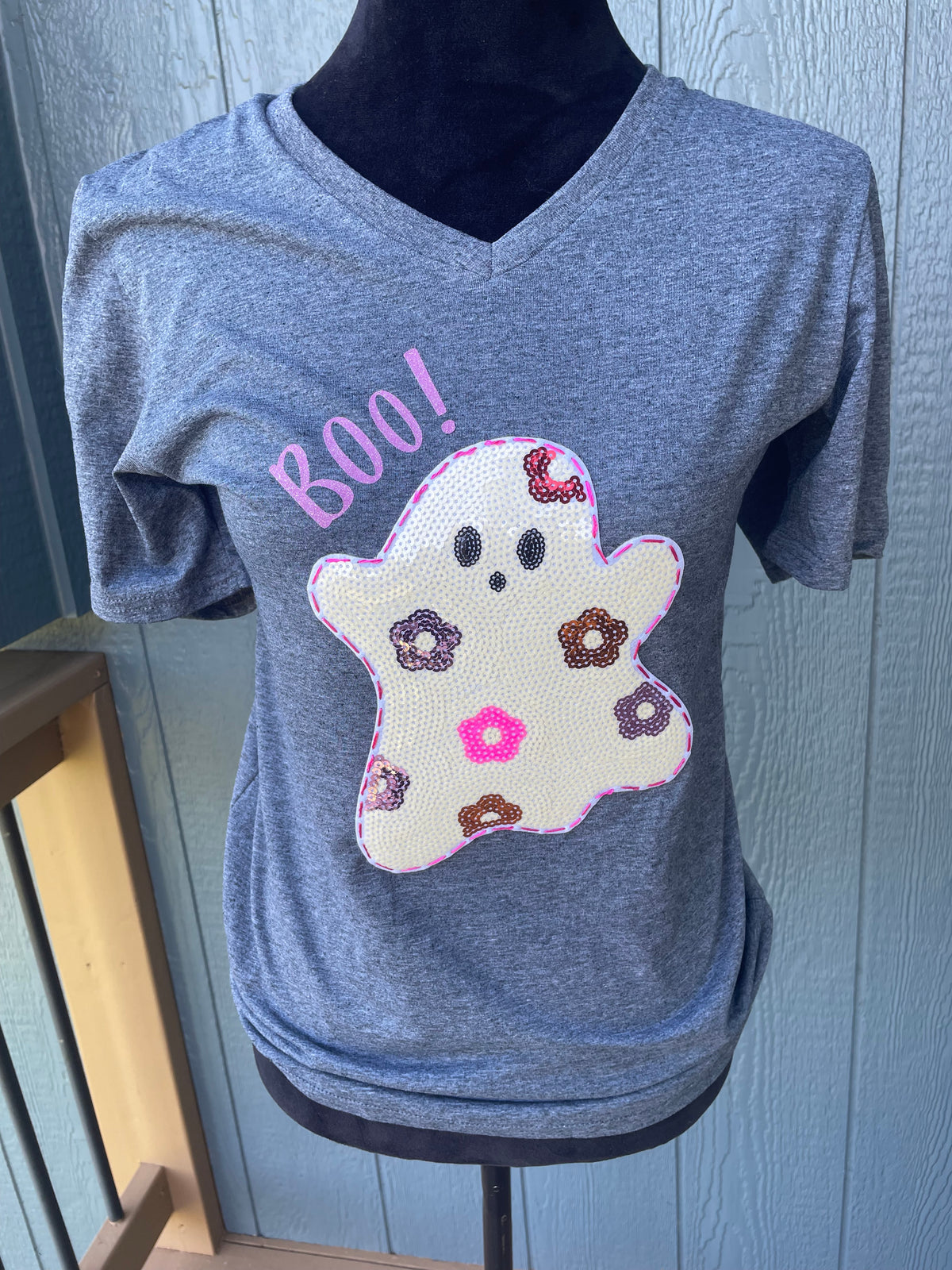Sequin Ghost Tee