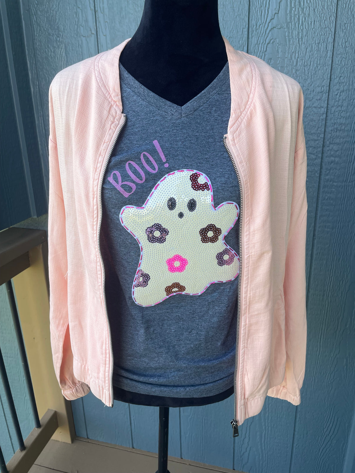 Sequin Ghost Tee