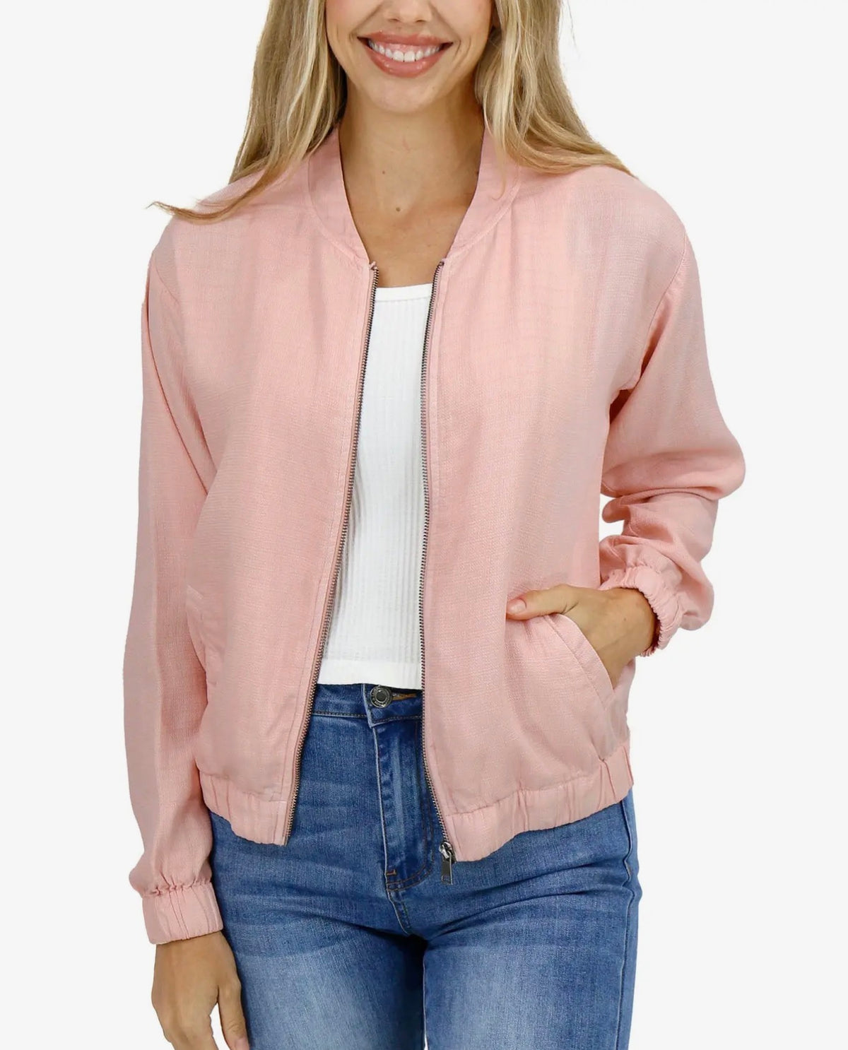Blush Tencel Jacket