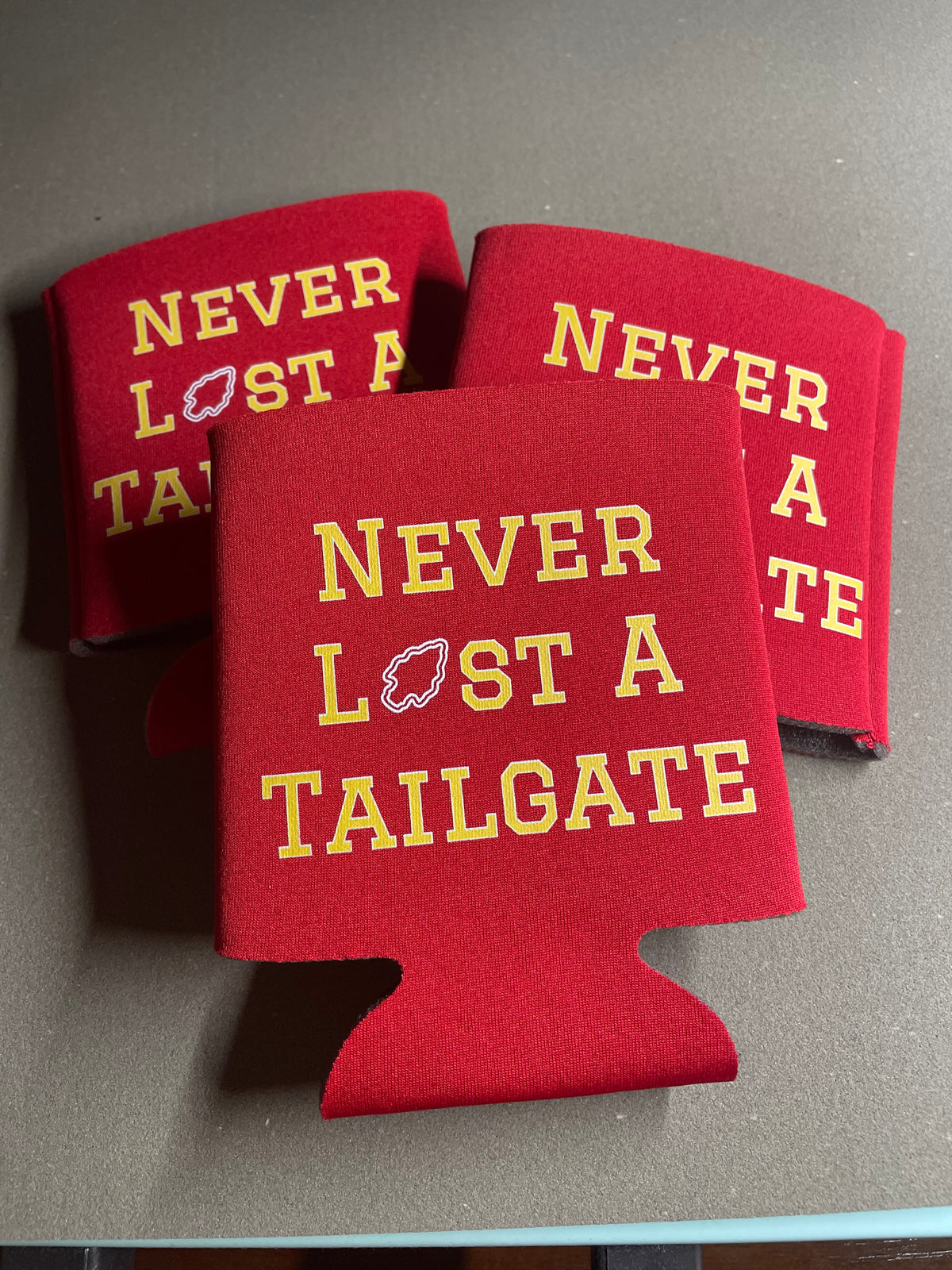 Never Lost a Tailgate Can Holder