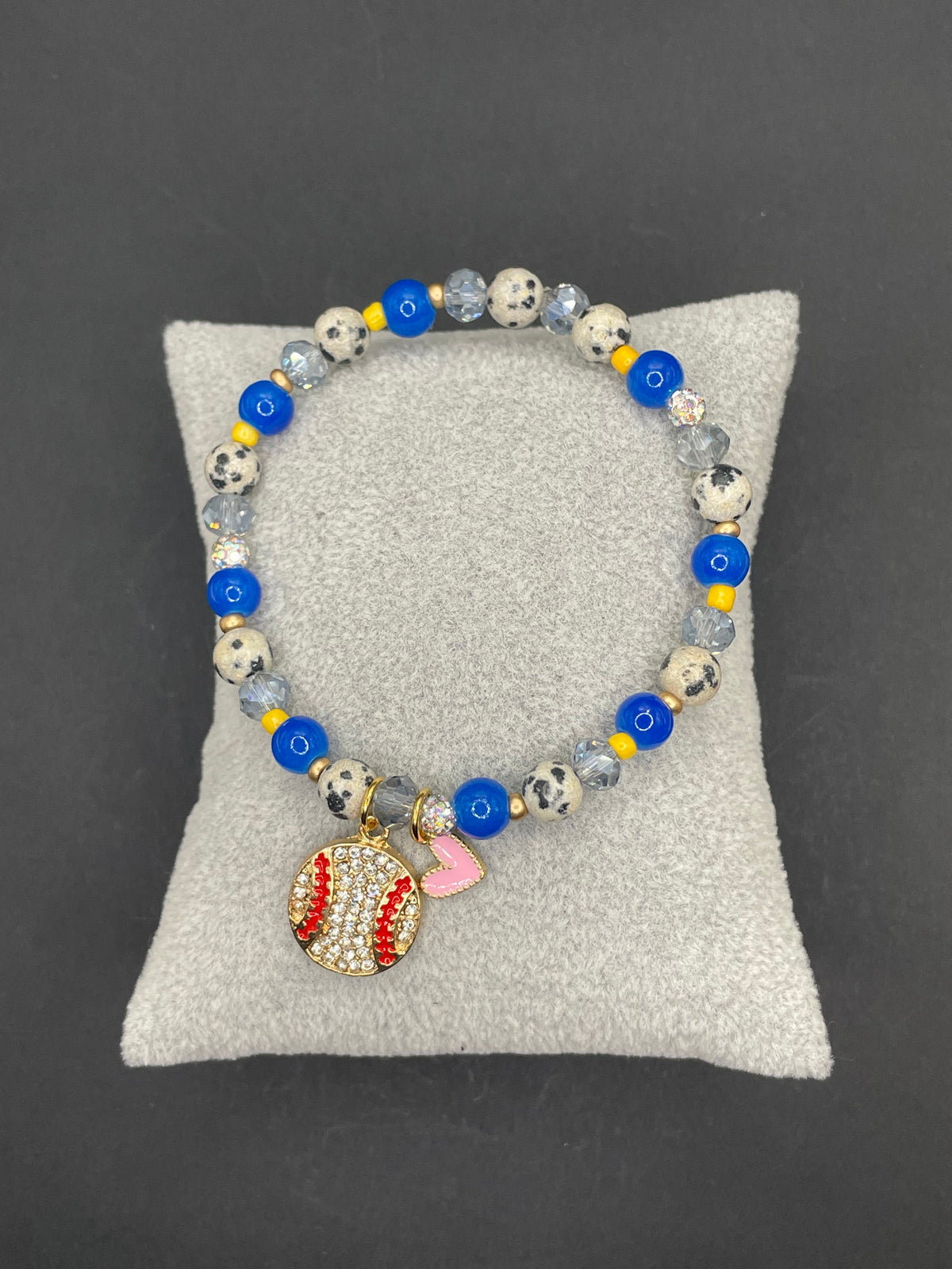Baseball Charm Bracelet